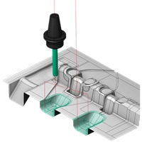 CAD/CAM c 2.5 и 3 осевая фрезерная обработка