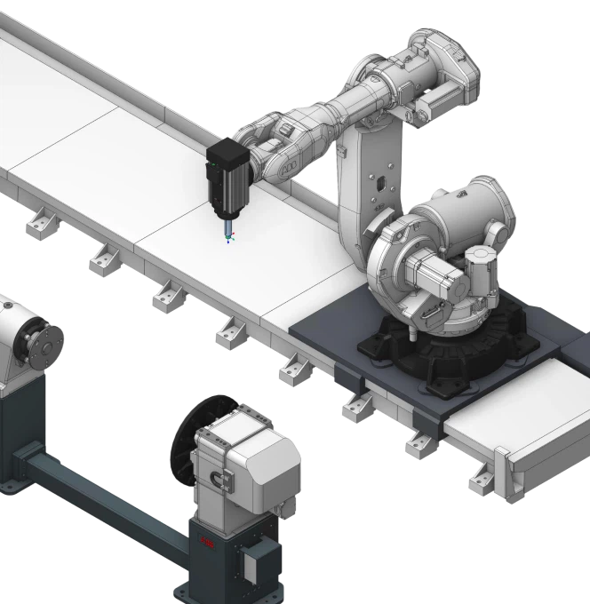 Поддержка внешних осей в СПРУТКАМ РОБОТ